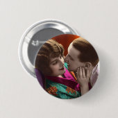  Antiek Romantische paren Kaarten Ronde Button 5,7 Cm (Voorkant /achterkant)