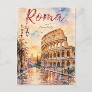 Antiek Romeins Colosseum Briefkaart