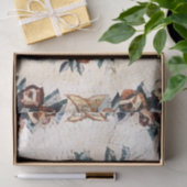 Antiek Romeins Italiaans Bloemmozaïek Decoupage Tissuepapier (Geschenk)