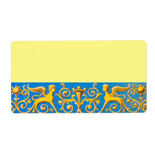 Antiek Romeins patroon Etiket (Voorkant)