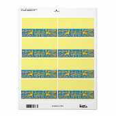 Antiek Romeins patroon Etiket (Full Sheet)