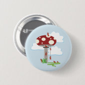 Antiek Ronde Button 5,7 Cm (Voorkant /achterkant)