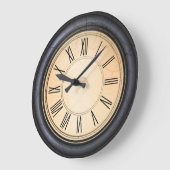 Antiek ronde wandklok (Hoek)