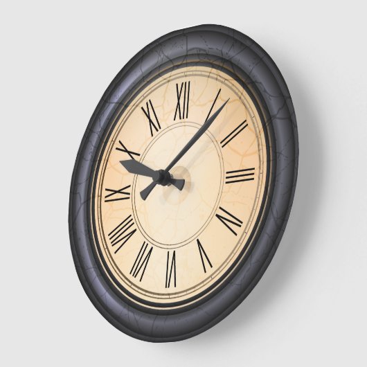 Antiek ronde wandklok (Hoek)