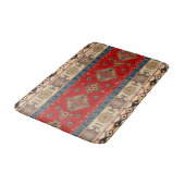 Antiek  Rood Blauw Kilim Turks Badmat (Gekanteld)