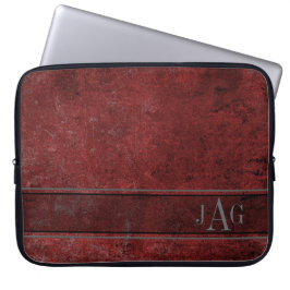 Antiek rood boek ontwerp laptop sleeve