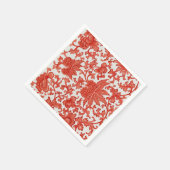 Antiek rood-Chinees papier Servet (Hoek)