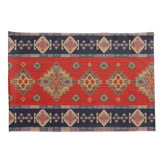 Antiek Rood Turks Kilim Carpet Rug Kussensloop (Achterkant-Rechts)