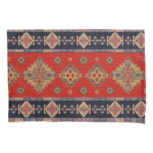 Antiek Rood Turks Kilim Carpet Rug Kussensloop (Voorkant-Links)