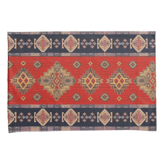 Antiek Rood Turks Kilim Carpet Rug Kussensloop (Voorkant-Rechts)
