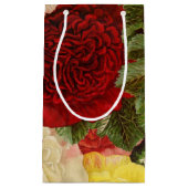 Antiek  Rood Wit Roze Geel Rozen Klein Cadeauzakje (Voorkant)