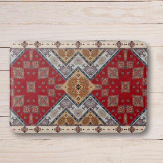 Antiek  Roodbeige Kilim Turks Badmat