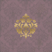 Antiek Rookkleurig Mauve Medaillon Cadeaupapier