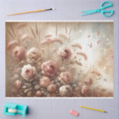 Antiek Roos 18 lb decoupage tissue papier (Craft)