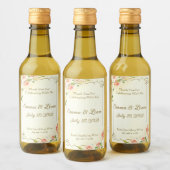 Antiek Roos 2 x 3 Mini Wijnlabel Wijn Etiket (Flessen)