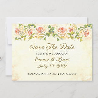 Antiek Roos Collectie - Save the Date Wedding