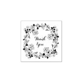 Antiek Roos Dank u Stempel (Afrduk)