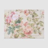 Antiek Roos Decoupage & Tissue Paper Pink Tissuepapier (Voorkant)