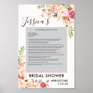 Antiek Roos Foto Prop Poster Lijst