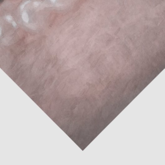  Antiek Roos Gold White Pearls Waterverf Tissuepapier (Detail)