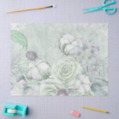 Antiek Roos met katoen Tissuepapier (Craft)