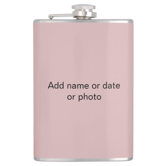 Antiek Roos pasta Heupfles (Voorkant)