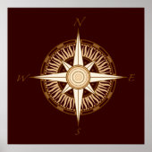 Antiek Roos Poster (Voorkant)