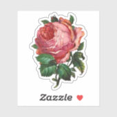 Antiek Roos sticker (Vel)