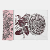 Antiek Roos - Uw keuze uit tekstoproze Theedoek (Horizontaal)