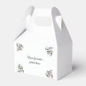 Antiek Roos Vierbox Bedankdoosjes (Achterkant)