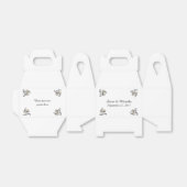 Antiek Roos Vierbox Bedankdoosjes (Uitgevouwen)