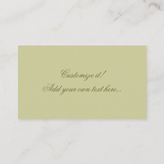 Antiek Roos Visitekaartje (Achterkant)