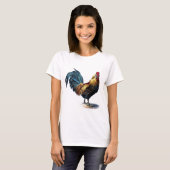 Antiek  Rooster-leder T-shirt (Voorkant volledig)