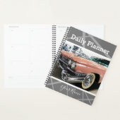 Antiek roze auto - Daily Planner - HAMbWG (Display)