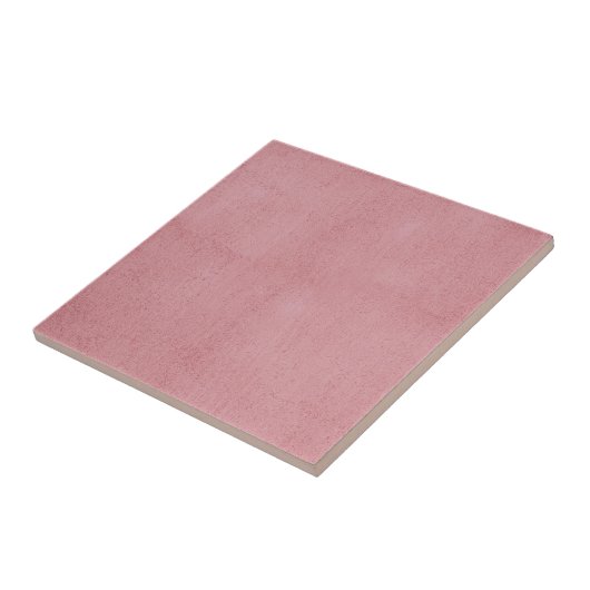 Antiek Roze Bleek Blush Retro Textuur Lichte pasta Tegeltje (Zijkant)