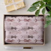 Antiek roze dress-formulieren tissuepapier (Geschenk)