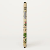 Antiek roze Franse Rozen Case-Mate iPhone Case (Achterkant / rechts)