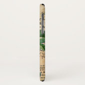 Antiek roze Franse Rozen Case-Mate iPhone Case (Achterkant/links)