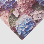 Antiek Roze Paarse Hydrangea Decoupage Tissue Tissuepapier (Detail)