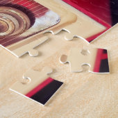 ANTIEK ROZE RADIO PUZZELS PUZZEL (Zijkant)