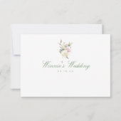 Antiek Roze Roze Bridesmaid Card Kaart (Achterkant)