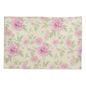  Antiek Roze Roze Floral botanisch Kussensloop (Achterkant)