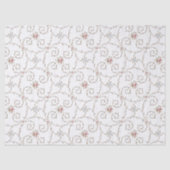 Antiek  roze rozen en goudzonden tissuepapier (Voorkant)