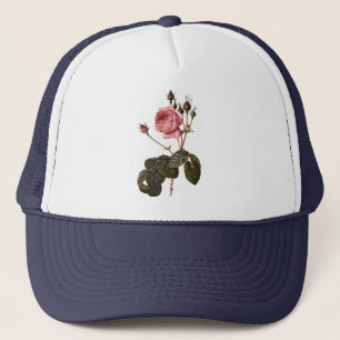 Antiek roze Rozen in Bloom Trucker Pet
