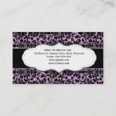 Antiek roze Visitekaartjes (Achterkant)