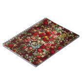 Antiek Rozen Bloem  Tuin Classic Design Notitieboek (Linkerzijde)