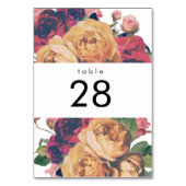 Antiek Rozen Botanische Fete Weddenschappen Tabeln Kaart (Voorkant)