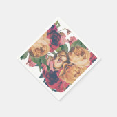 Antiek Rozen Botanische Fete Wedding Table Napkins Servet (Hoek)