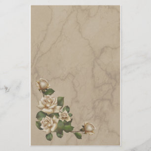 Antiek Rozen Briefpapier