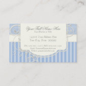  Antiek Rozen Floral Bouquet Moderne Swirls Visitekaartje (Achterkant)